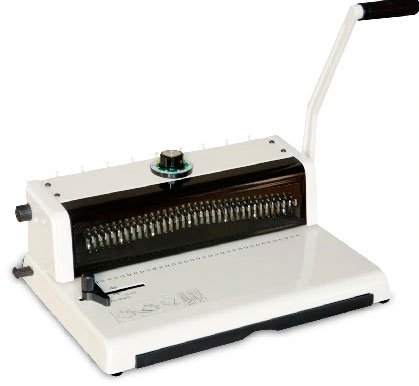 Біндер на металеву пружину YIBO T598 квадратні отвори (000011979)